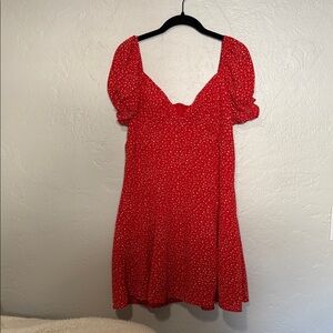 Princess Polly Red Floral Mini Dress